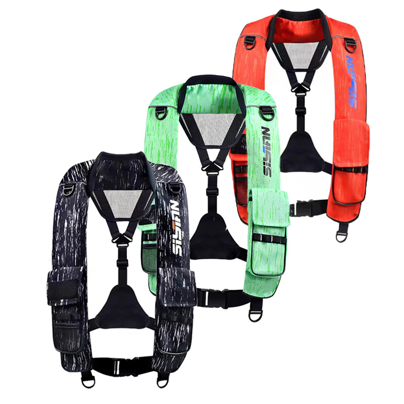 Novo adulto inflável luya pesc - Life Jacket Buoyancy avaliação e preço