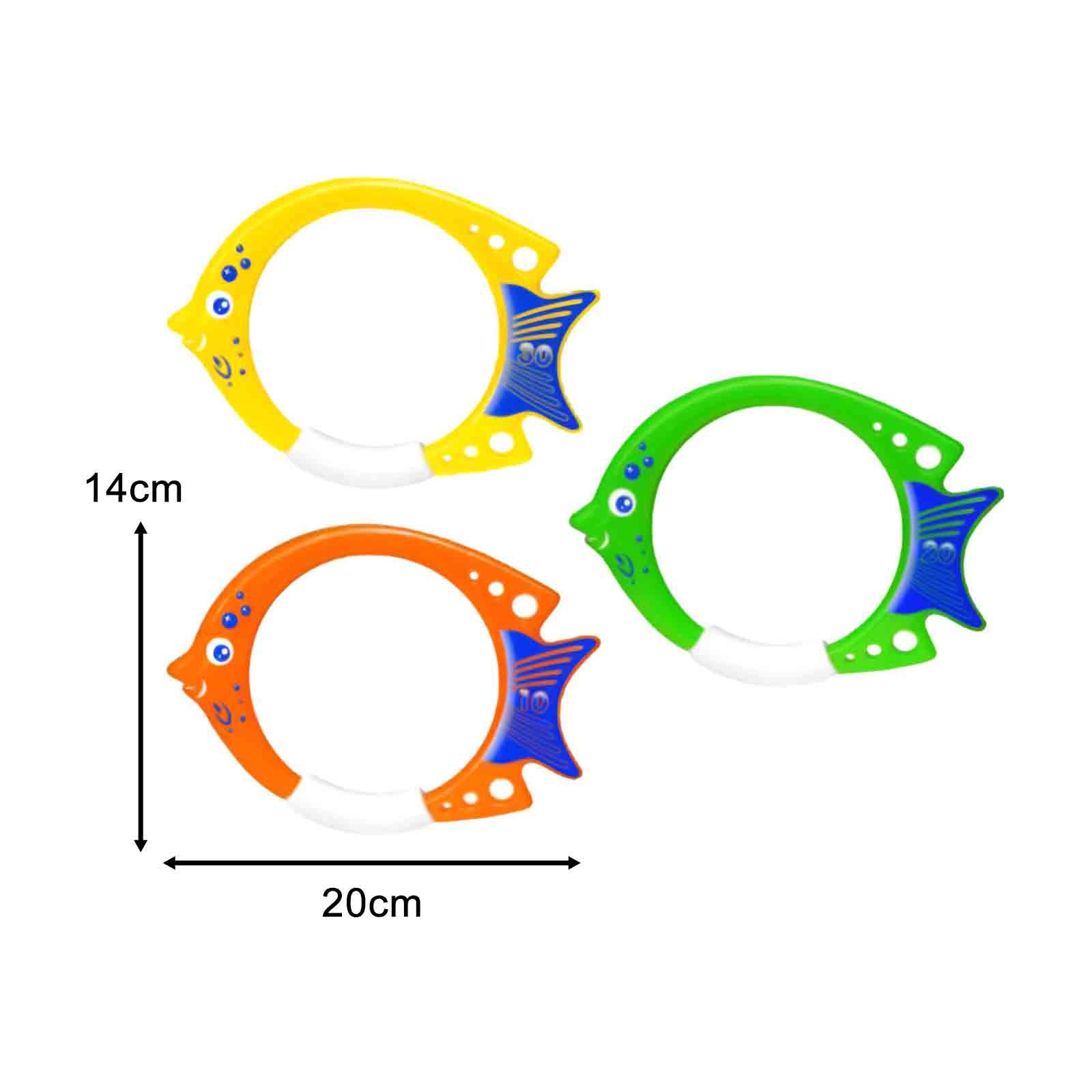 Conjunto de 3 Anéis de Mergulh - Aquatic Water Sports avaliação e preço