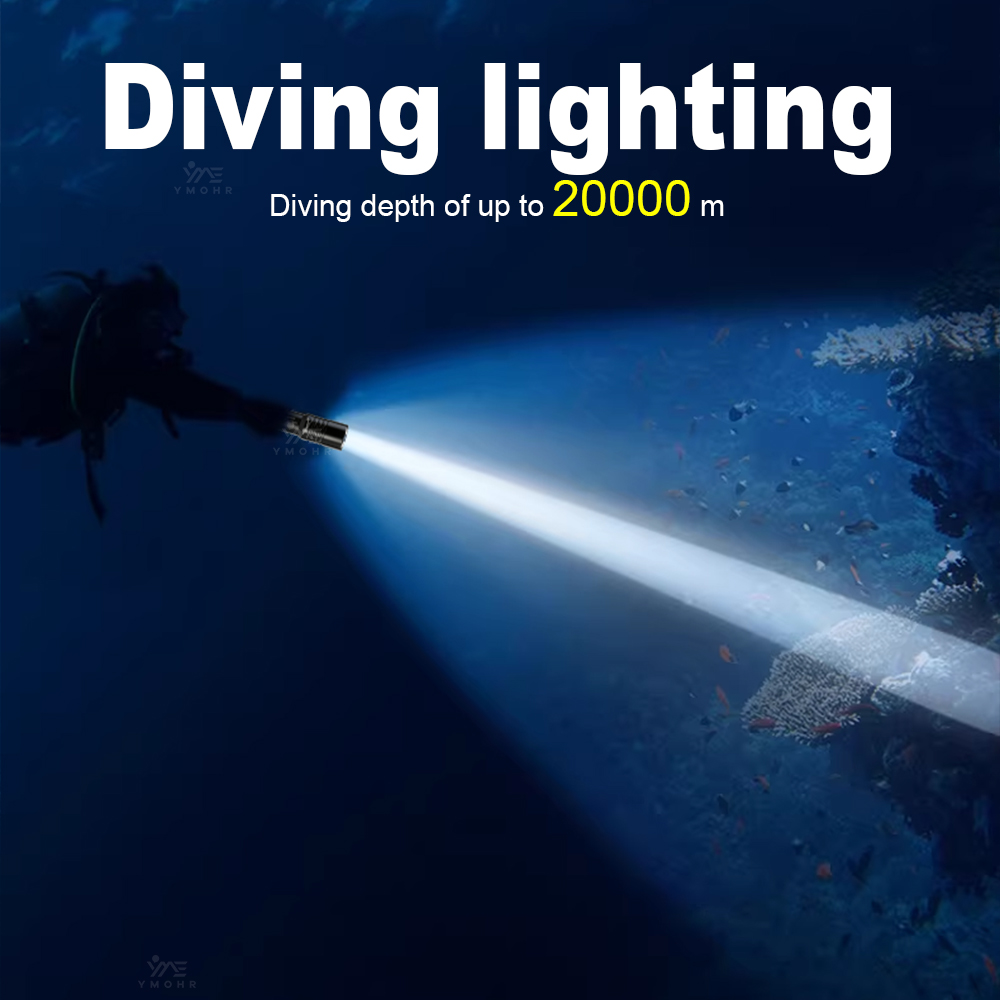 Lanterna de Mergulho 20000M, P - Underwater Flashlight avaliação e preço