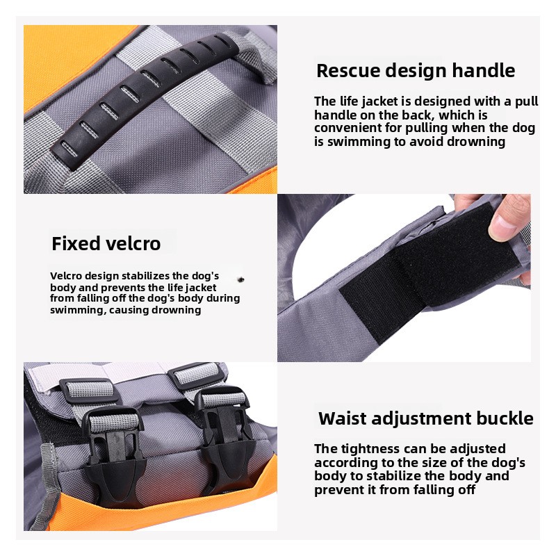 Colete Salva-Vidas para Cães d - Life Jacket Buoyancy avaliação e preço